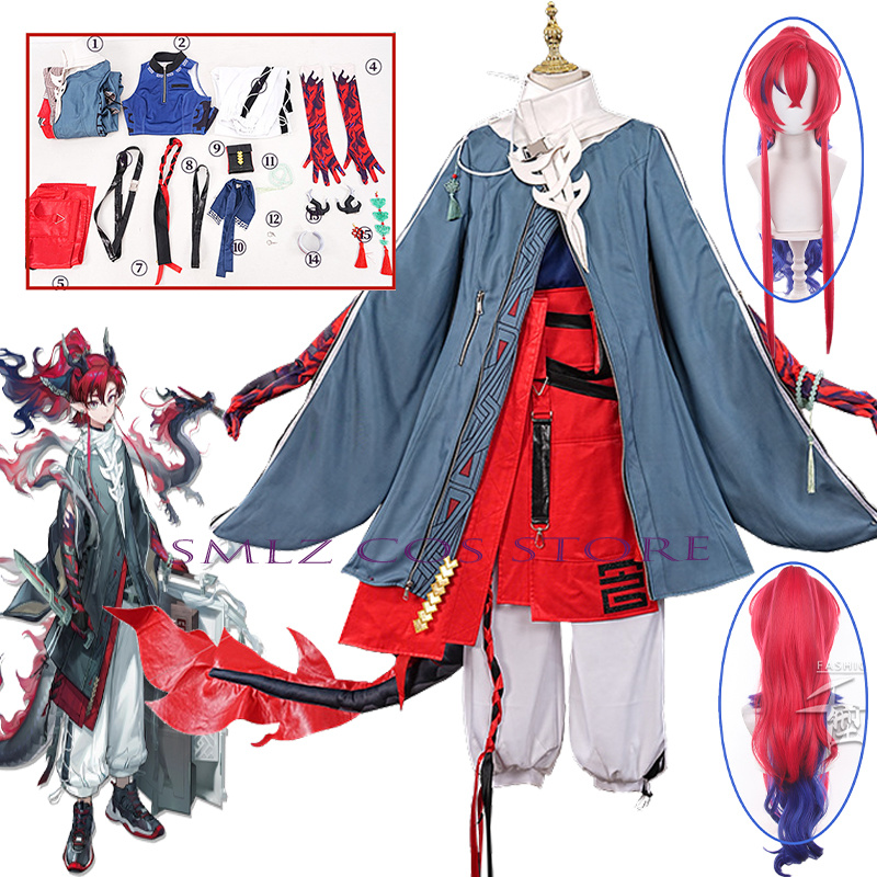 Men Accessories For Party - ‌ Kostum Yu Cosplay Game Arknights,