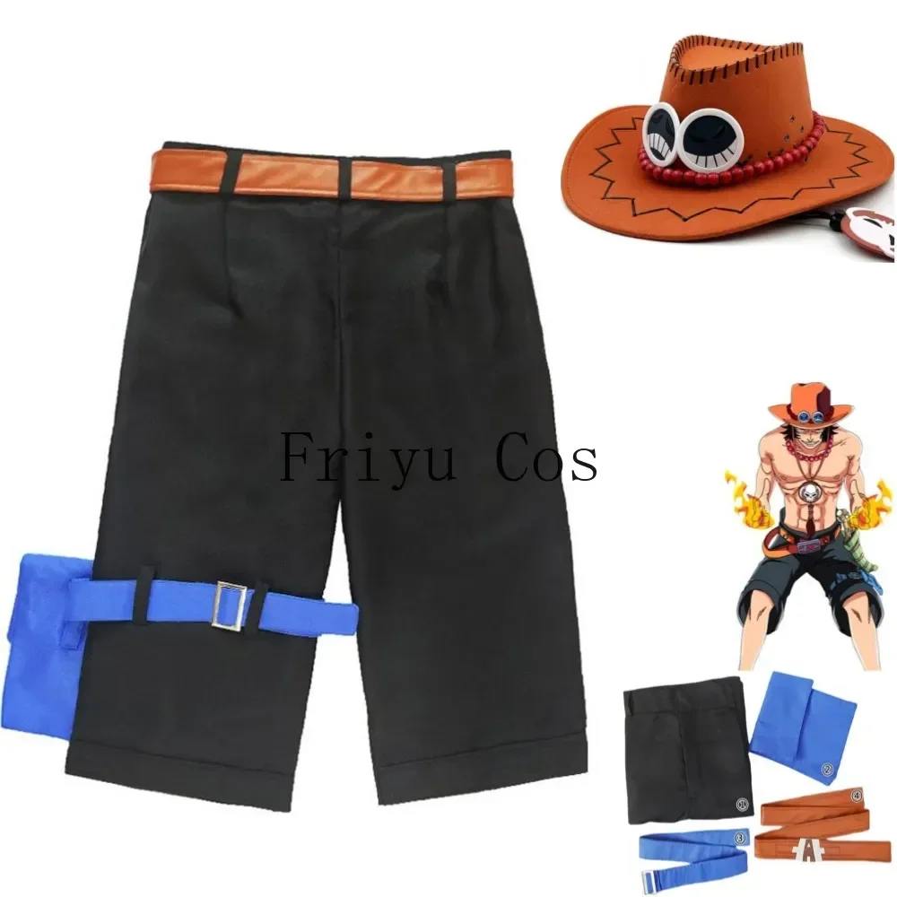 Men Accessories For Party - Kostum Cosplay Anime Portgas·D· Ace Bajak