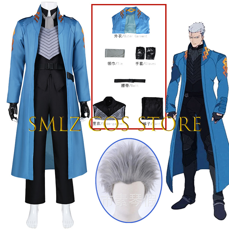Kostum Cosplay Vergil Cry 5 Te - Men Accessories For Party ulasan dan harga